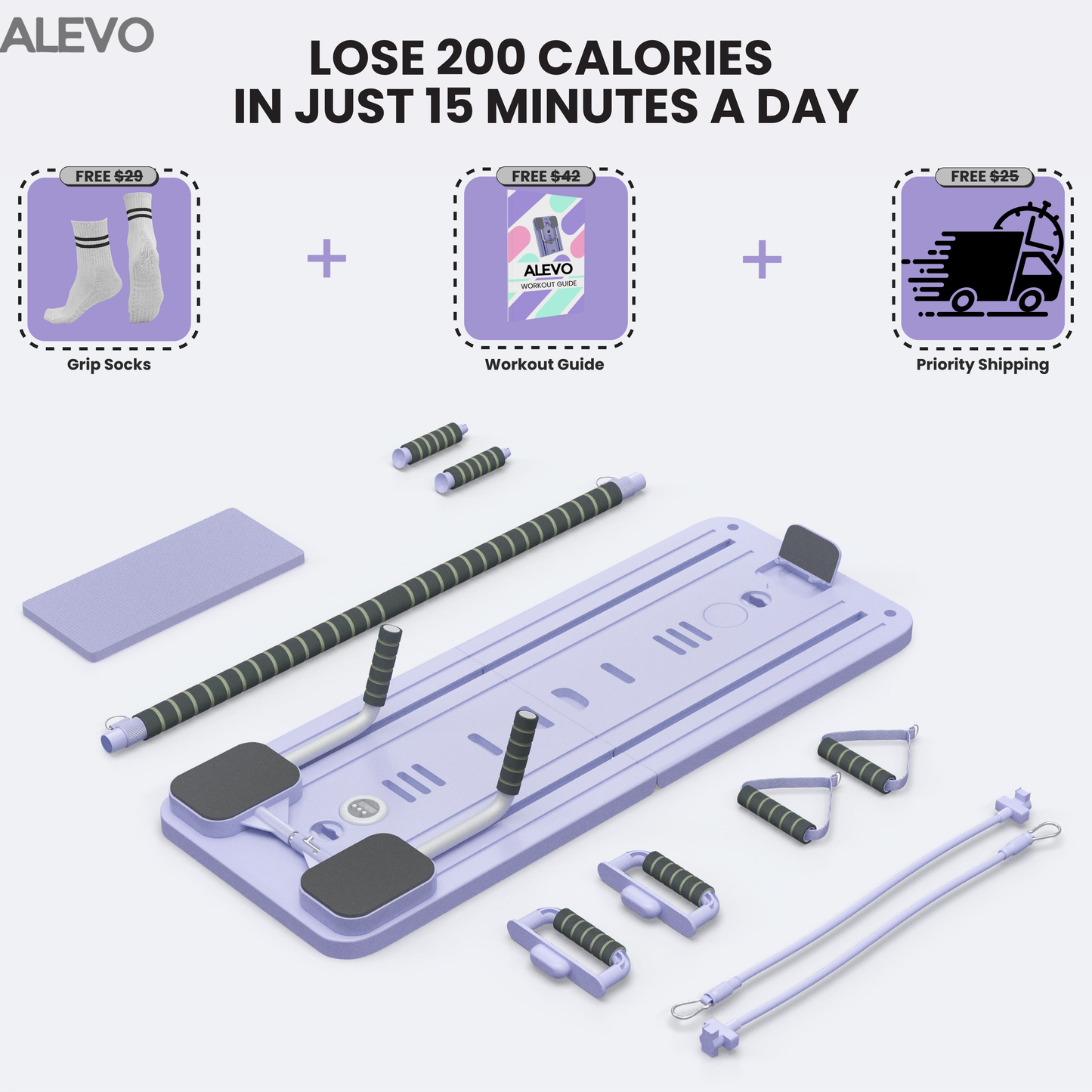 Alevo Portable Pilates Reformer